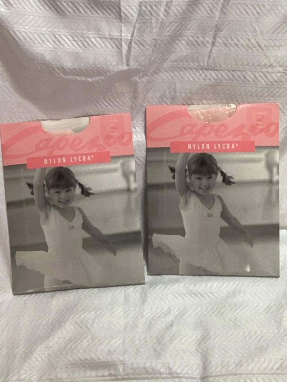 Capezio Footed Child’s Footed tights 20C Small Ballet Pink Qty 2